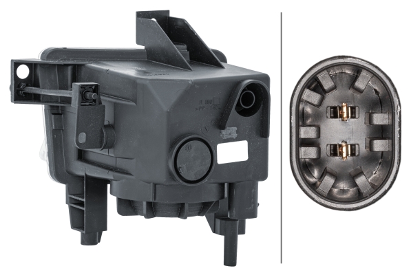 Ilustracja 1NA 354 662-021 HELLA reflektor przeciwmgłowy