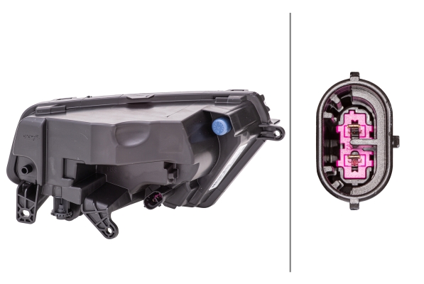 Ilustracja 1ND 012 999-031 HELLA reflektor przeciwmgłowy