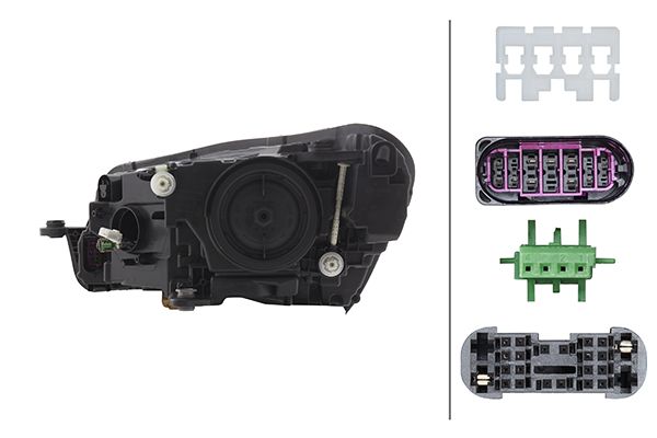 Ilustracja 1ZS 011 939-461 HELLA reflektor