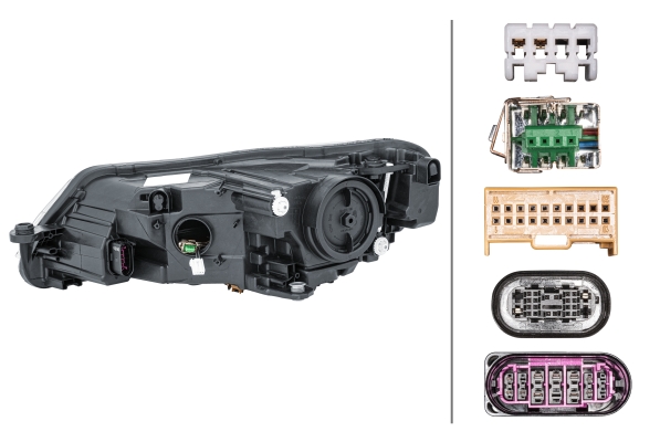 Ilustracja 1ZS 011 939-421 HELLA reflektor