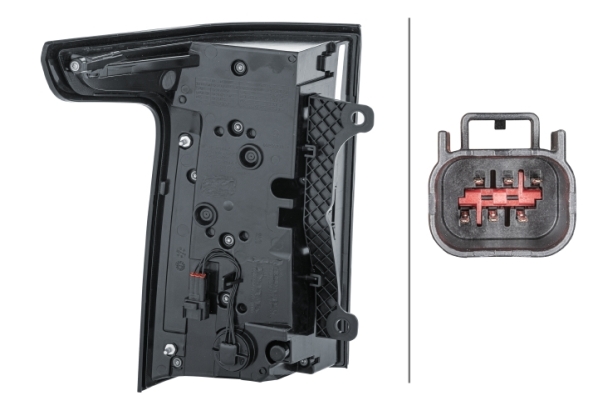 Ilustracja 2SK 354 864-021 HELLA lampa tylna zespolona