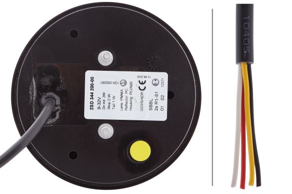 Ilustracja 2SD 344 200-001 HELLA lampa tylna zespolona