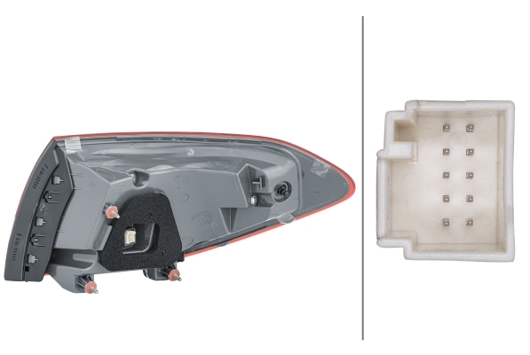 Ilustracja 2SD 354 875-111 HELLA lampa tylna zespolona