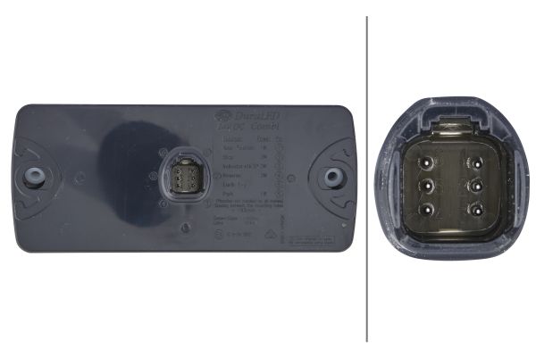 Ilustracja 2SK 980 602-501 HELLA lampa tylna zespolona