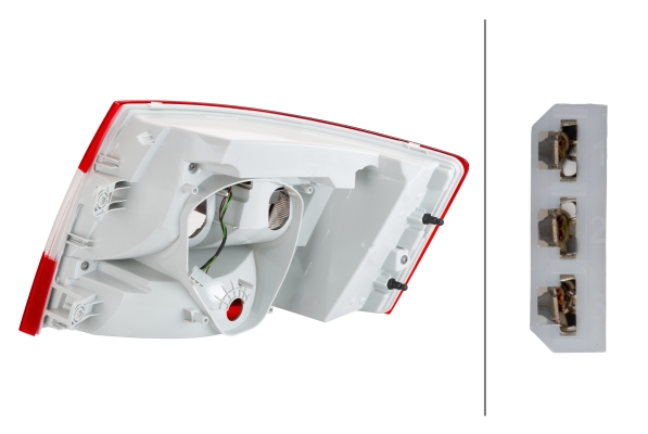 Ilustracja 2SK 012 883-051 HELLA lampa tylna zespolona