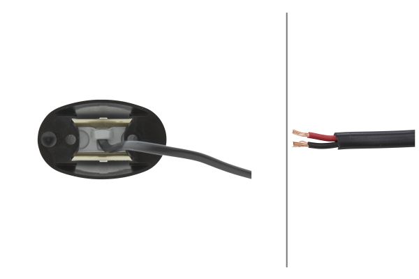 Ilustracja 2XT 959 630-351 HELLA lampka otwierania drzwi