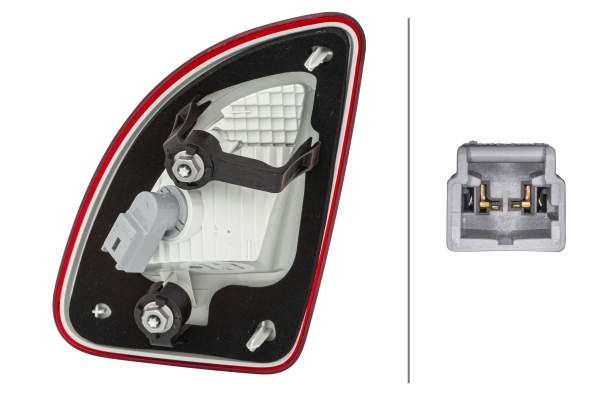Ilustracja 2ZR 010 939-031 HELLA lampa tylna zespolona