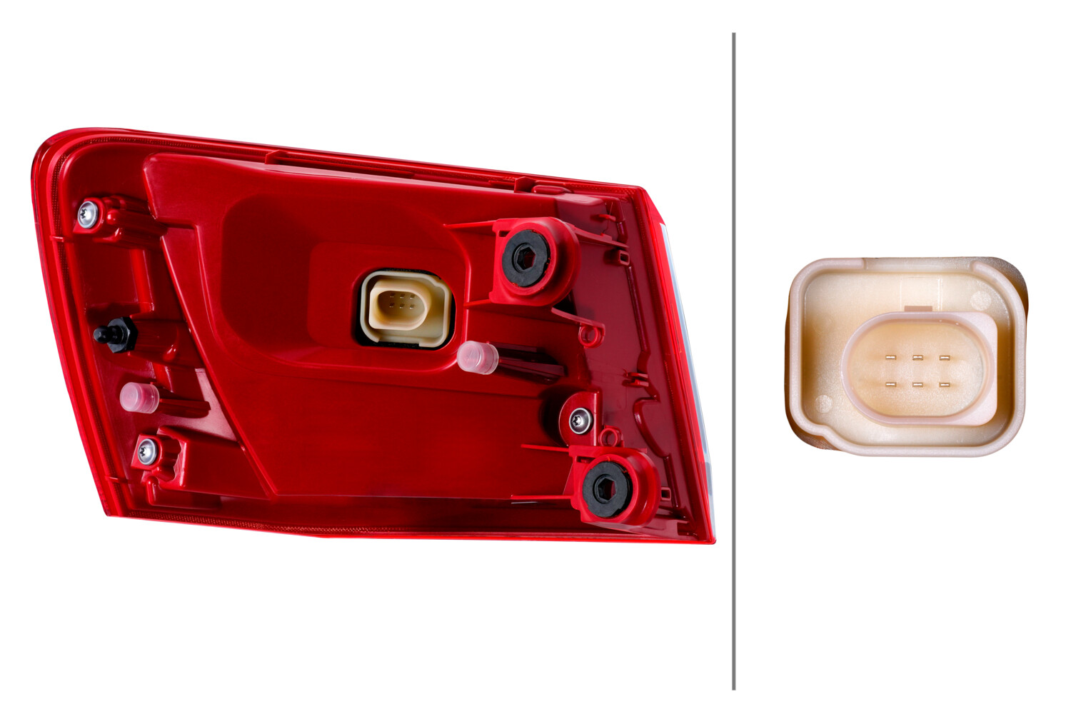 Ilustracja 2SD 354 890-061 HELLA lampa tylna zespolona