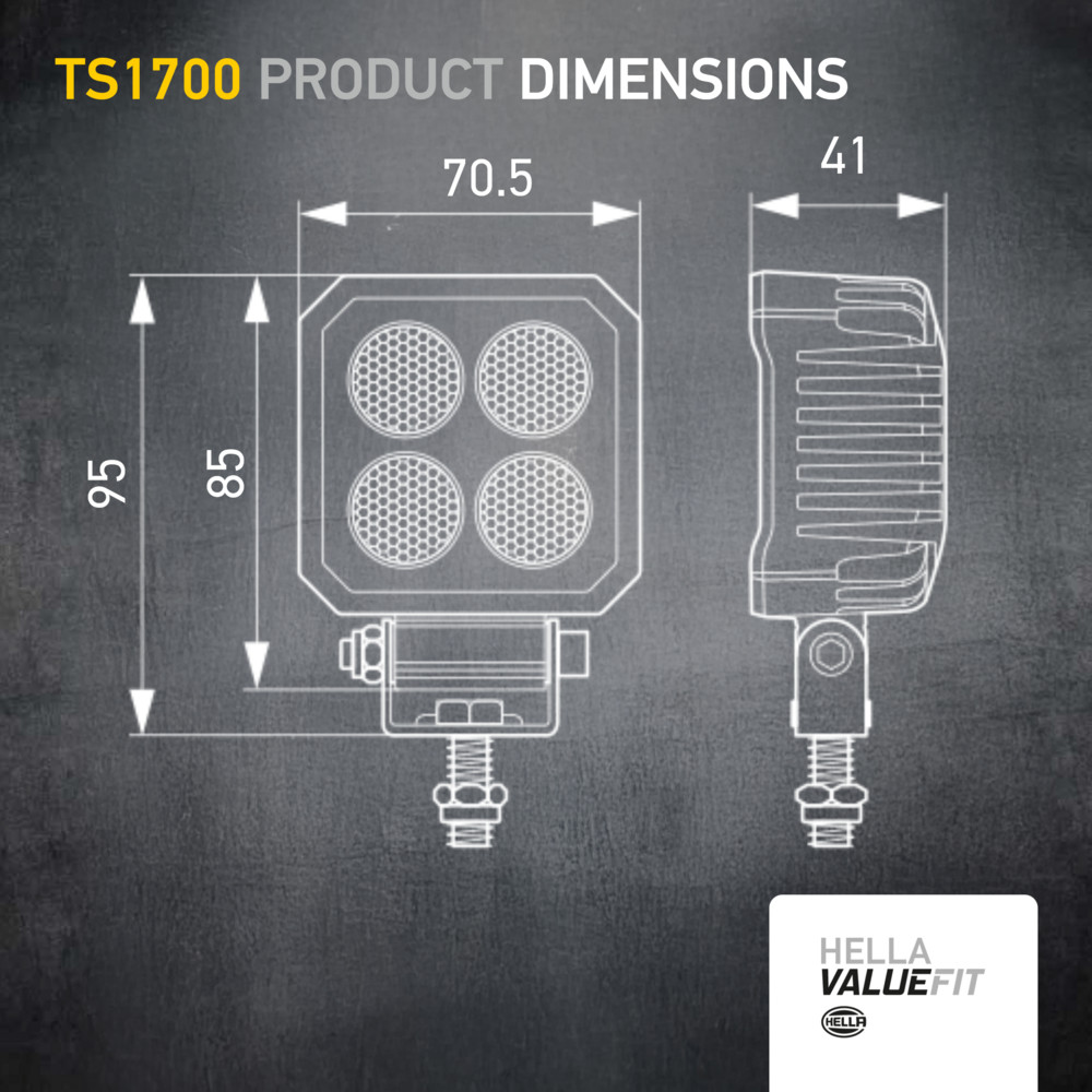 Ilustracja 1GA 357 110-012 HELLA oświetlenie pomocnicze