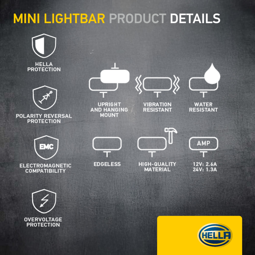 Ilustracja 1FB 358 176-201 HELLA reflektor dalekosiężny