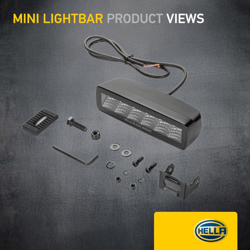 Ilustracja 1FB 358 176-201 HELLA reflektor dalekosiężny