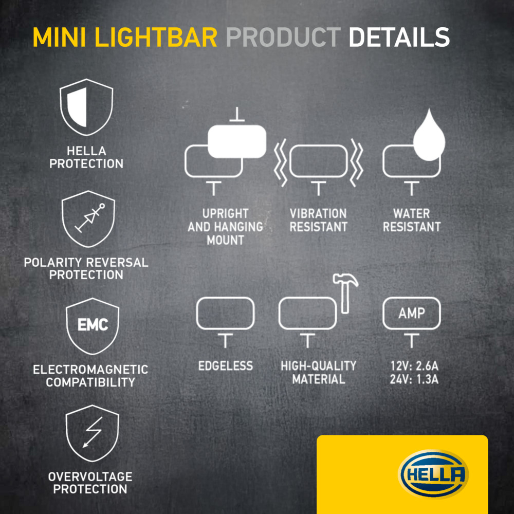 Ilustracja 1FB 358 176-211 HELLA reflektor dalekosiężny