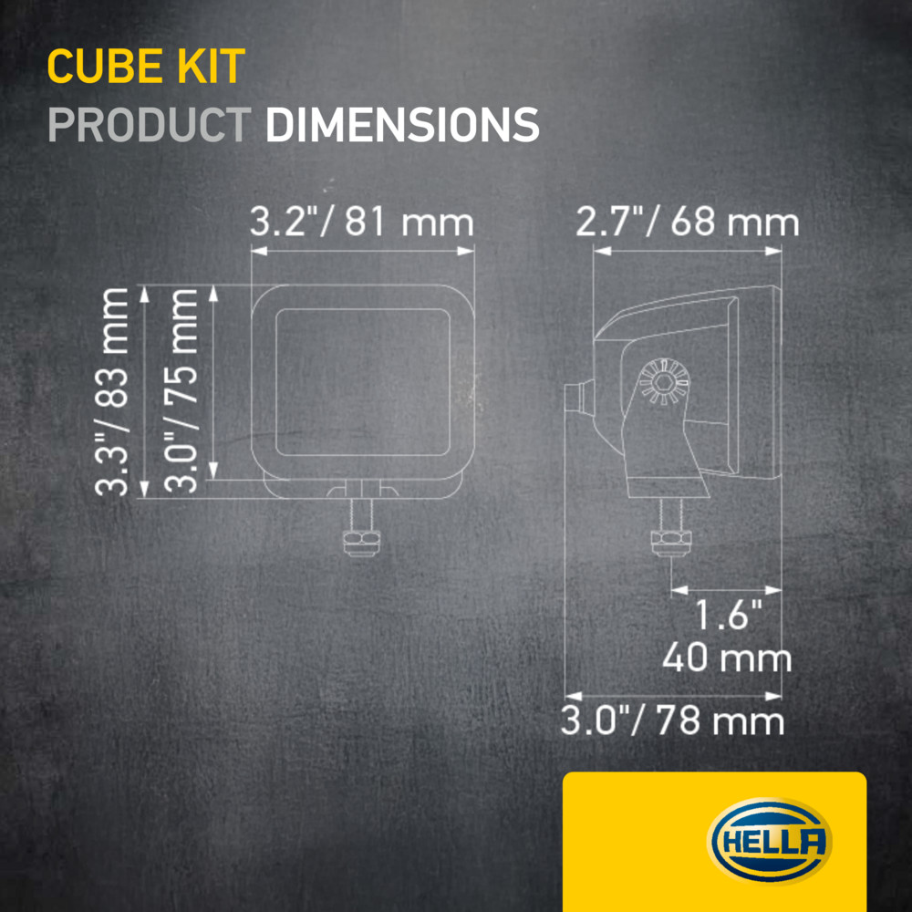 Ilustracja 1FA 358 176-811 HELLA reflektor dalekosiężny