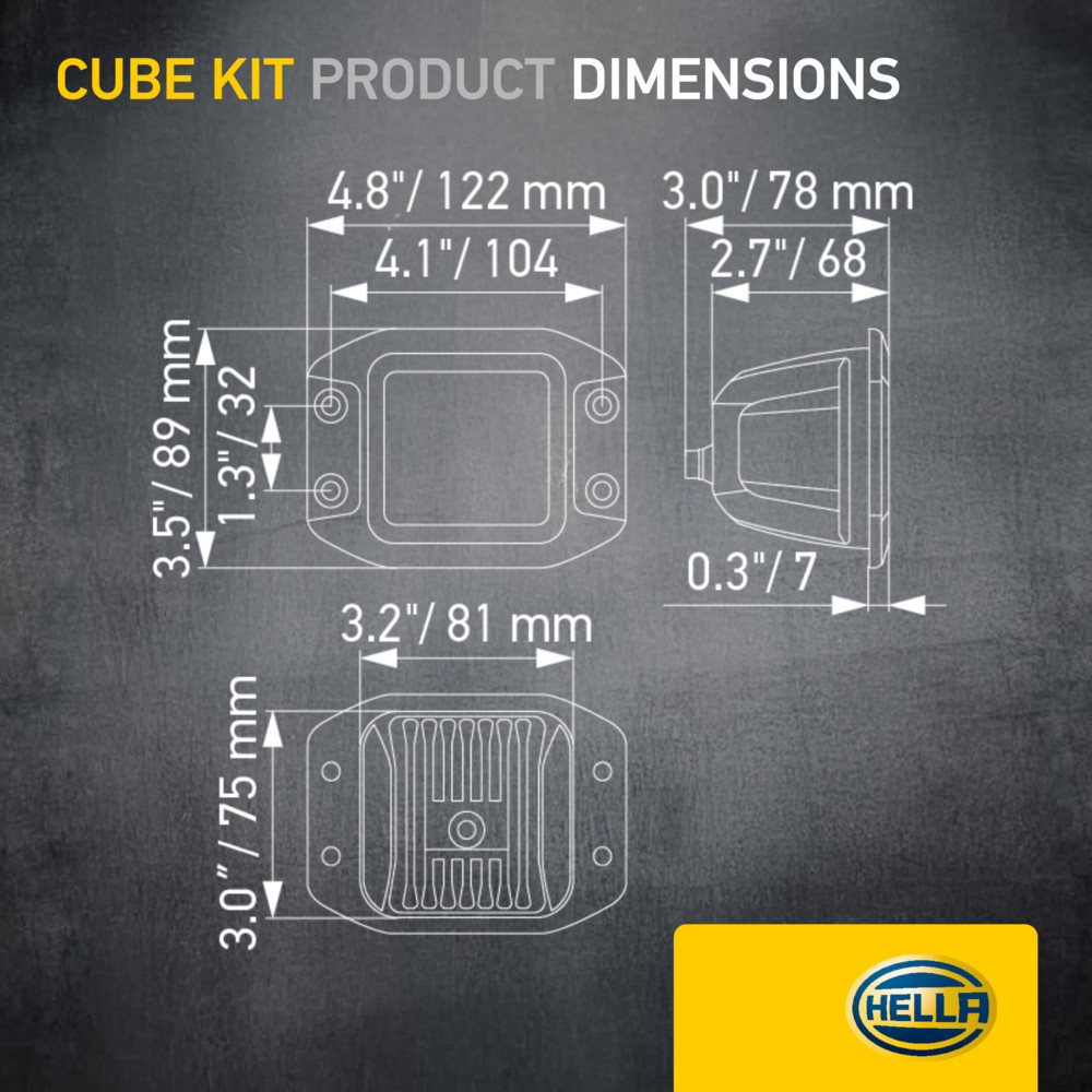 Ilustracja 1FA 358 176-831 HELLA reflektor dalekosiężny
