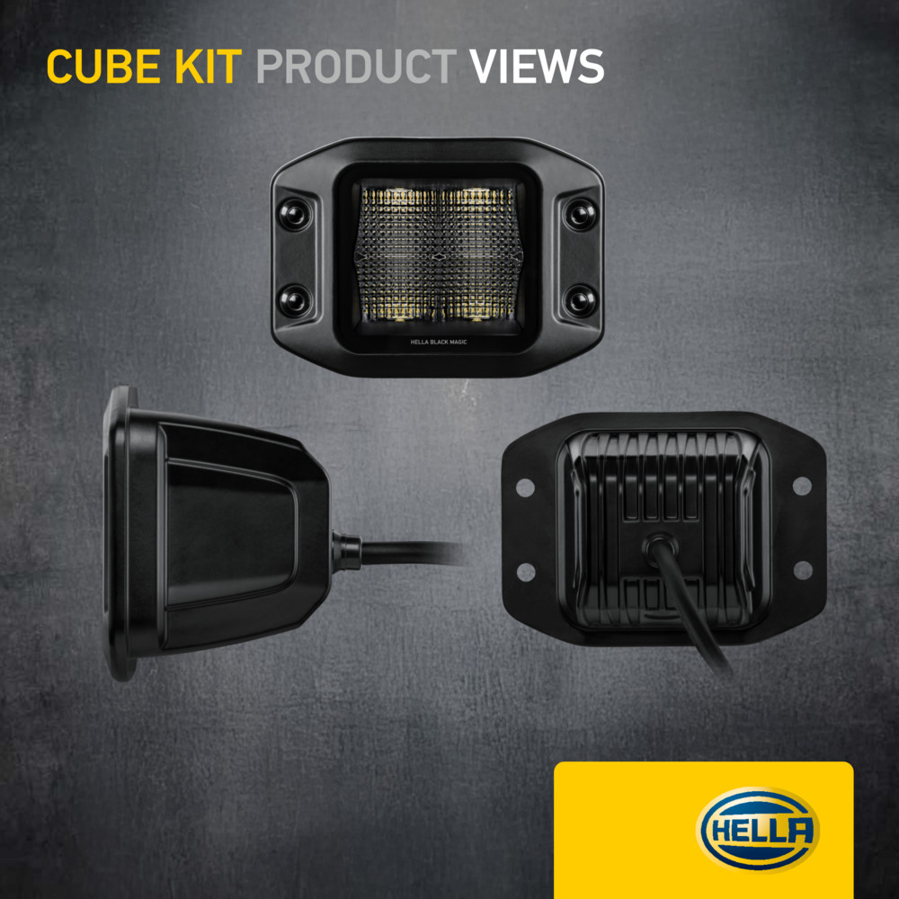 Ilustracja 1FA 358 176-831 HELLA reflektor dalekosiężny