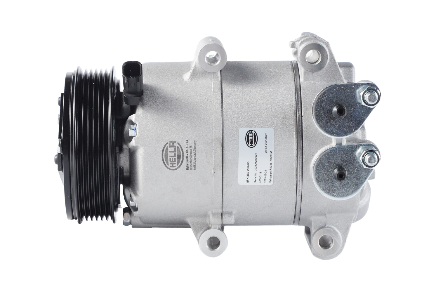 Ilustracja 8FK 366 200-351 HELLA sprężarka, klimatyzacja