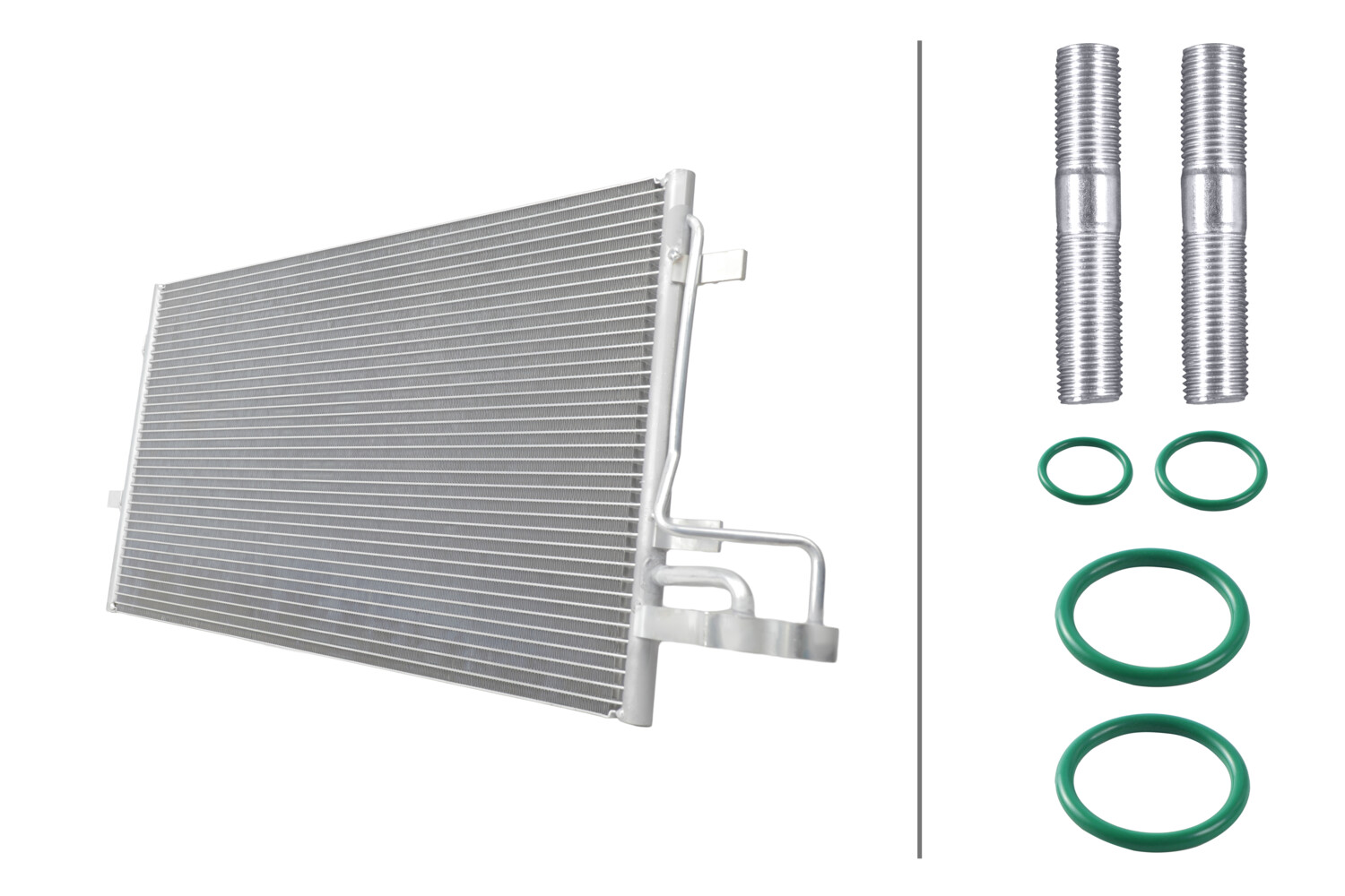 Ilustracja 8FC 366 220-731 HELLA skraplacz, klimatyzacja