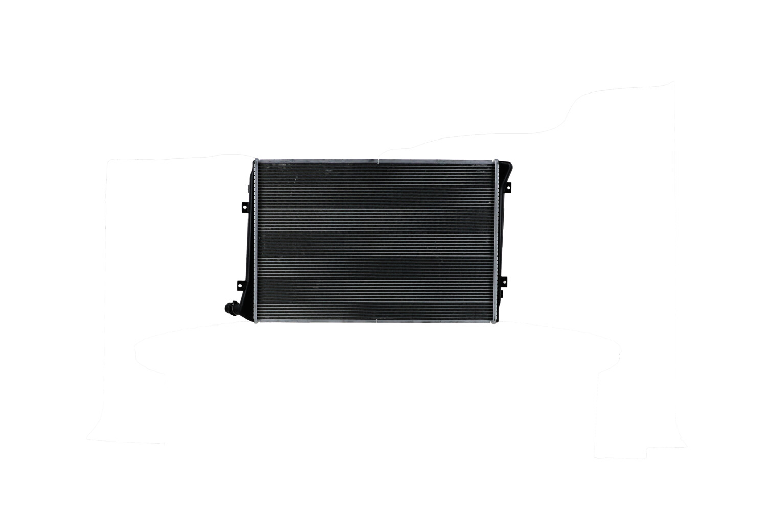 Ilustracja 8MK 366 302-351 HELLA chłodnica cieczy