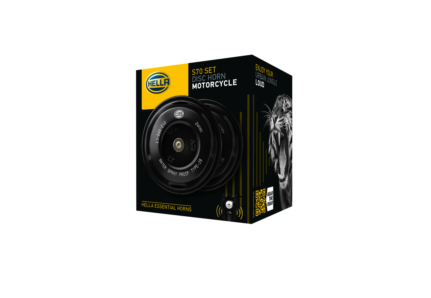 Ilustracja 3AL 012 588-011 HELLA klakson