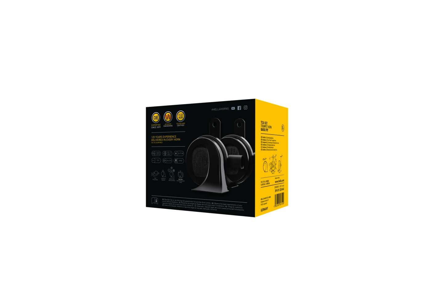 Ilustracja 3FH 011 225-841 HELLA fanfara