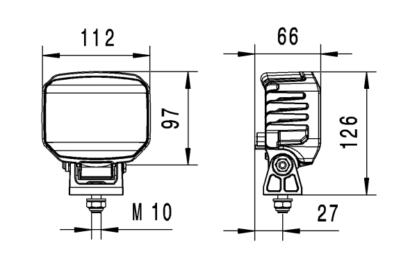 Ilustracja 1GA 996 488-501 HELLA oświetlenie pomocnicze