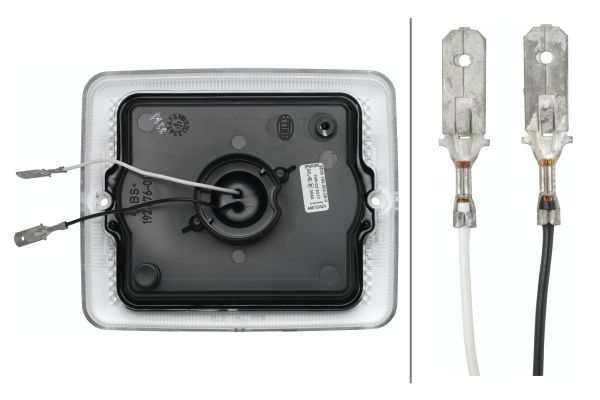 Ilustracja 9DW 195 804-061 HELLA szkło lampy, światło cofania