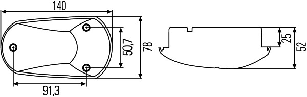Ilustracja 2BM 008 355-001 HELLA dodatkowe lampy kierunkowskazów