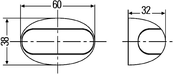 Ilustracja 2PF 959 570-202 HELLA światła pozycyjne