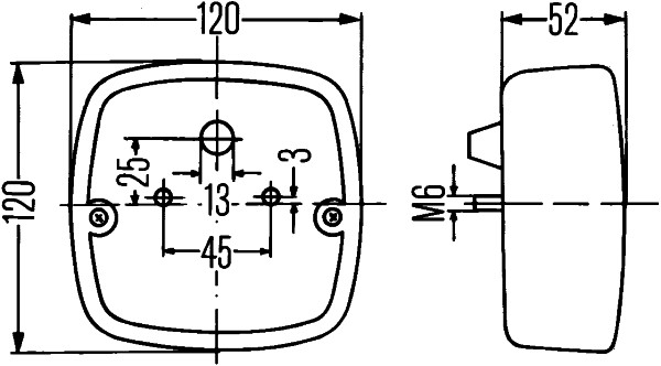 Ilustracja 2SD 002 514-161 HELLA lampa tylna zespolona