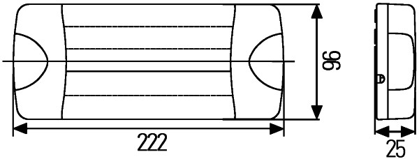 Ilustracja 2SK 980 602-501 HELLA lampa tylna zespolona