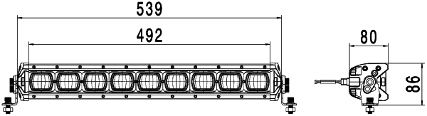 Ilustracja 1FJ 360 002-502 HELLA reflektor dalekosiężny
