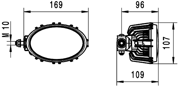Ilustracja 1GA 996 761-171 HELLA oświetlenie pomocnicze