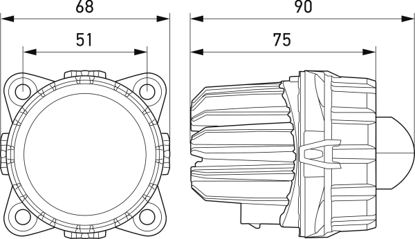 Ilustracja 1KL 998 670-031 HELLA reflektor dalekosiężny