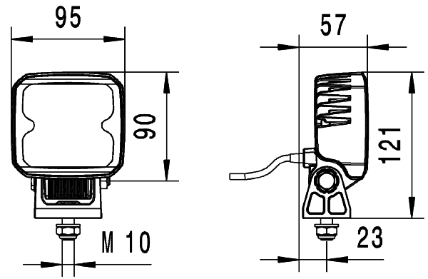 Ilustracja 2ZR 996 284-511 HELLA światło cofania