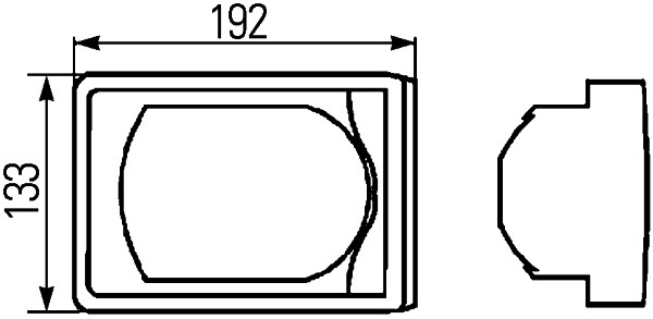 Ilustracja 2BA 345 982-047 HELLA lampa kierunkowskazu