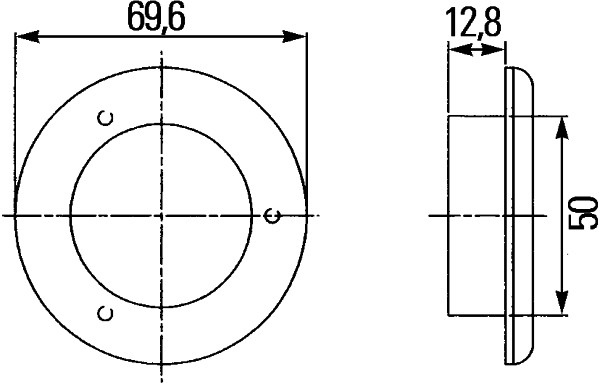 Ilustracja 2XT 980 501-042 HELLA lampka otwierania drzwi
