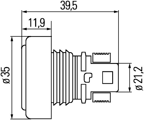 Ilustracja 2BM 340 825-207 HELLA dodatkowe lampy kierunkowskazów