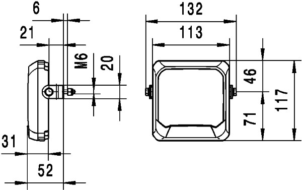 Ilustracja 1GA 995 193-041 HELLA oświetlenie pomocnicze