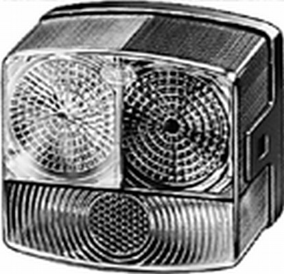 Ilustracja 2SE 002 776-217 HELLA lampa tylna zespolona