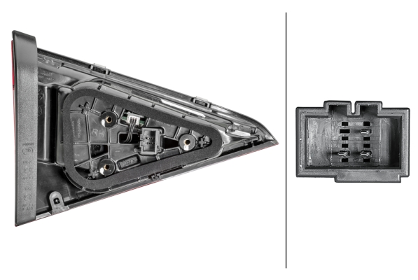 Ilustracja 2SA 354 832-021 HELLA lampa tylna zespolona