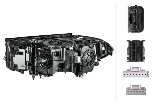 Ilustracja 1EX 354 836-121 HELLA reflektor