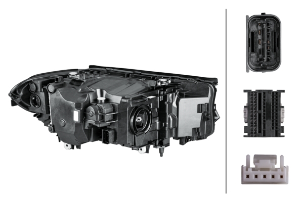 Ilustracja 1EX 354 836-091 HELLA reflektor