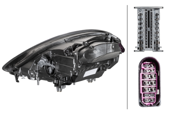 Ilustracja 1EX 012 222-521 HELLA reflektor