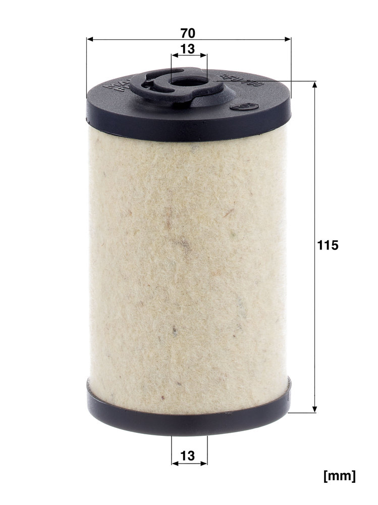 Ilustracja BFU 700 x MANN-FILTER filtr paliwa