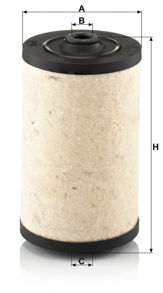Ilustracja BFU 811 MANN-FILTER filtr paliwa