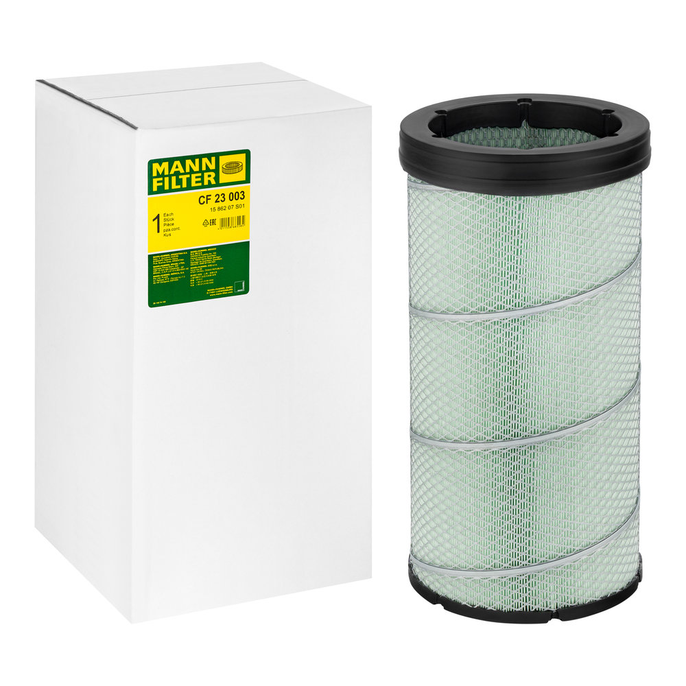 Ilustracja CF 23 003 MANN-FILTER filtr powietrza wtórnego