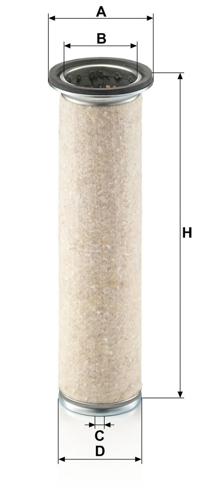 Ilustracja CF 840 MANN-FILTER filtr powietrza wtórnego