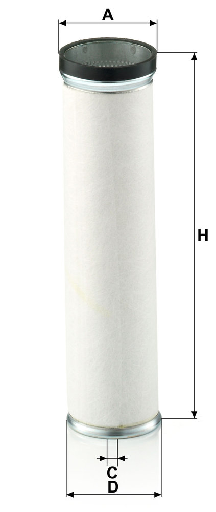 Ilustracja CF 830 MANN-FILTER filtr powietrza wtórnego