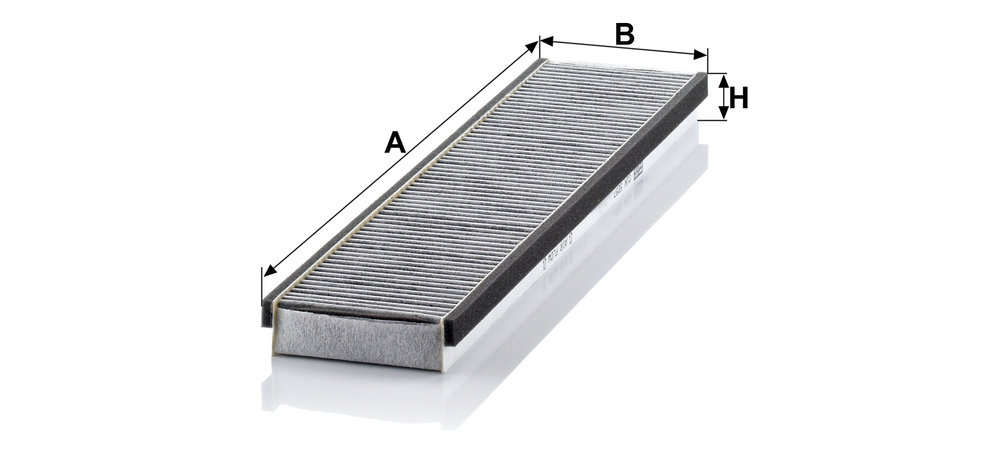 Ilustracja CUK 5257 MANN-FILTER filtr kabinowy