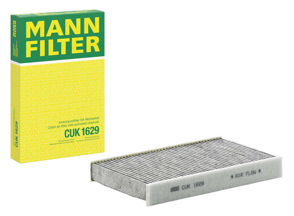 Ilustracja CUK 1629 MANN-FILTER filtr kabinowy